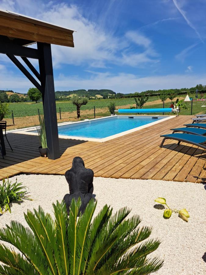 Le Domaine Vesque Villa Saint-Pierre-de-Clairac Bagian luar foto